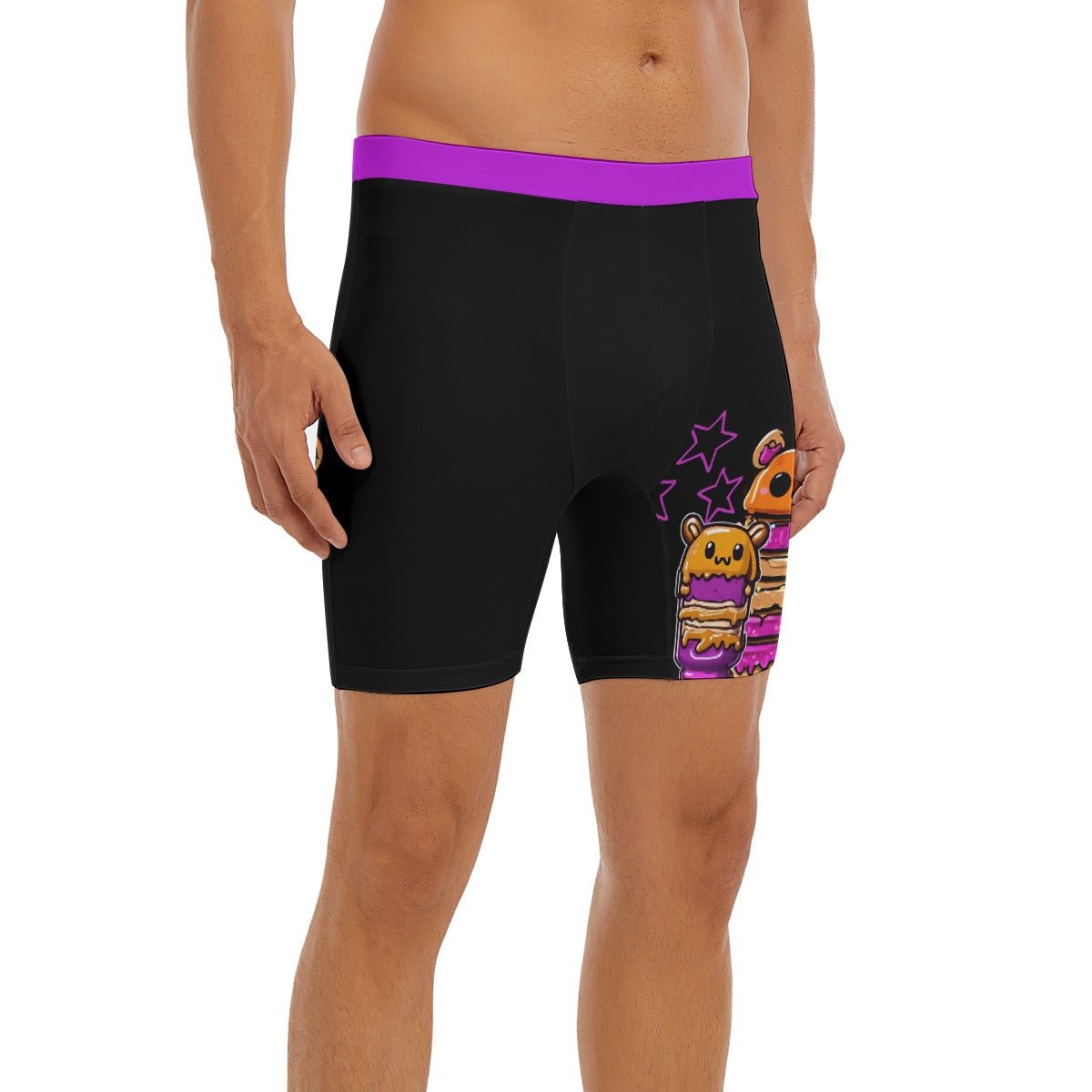 Peanut Butter Jelly Lover Men’s Long Boxer Briefs