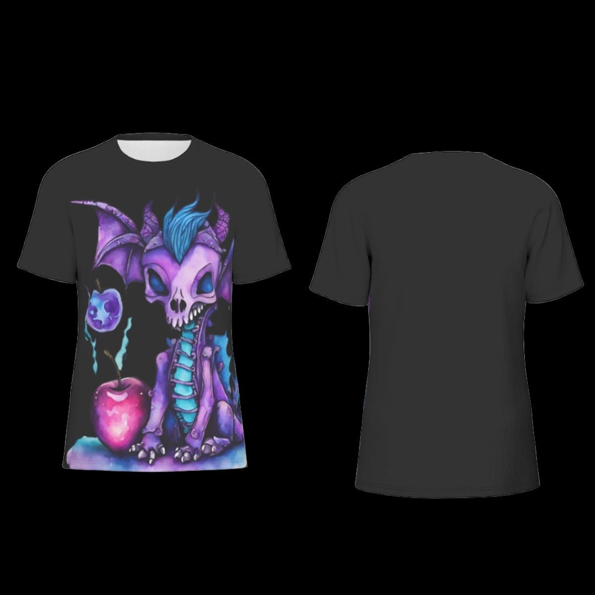 Poison Apple Dragon Unisex O-Neck T-Shirt | 190GSM Cotton - XS